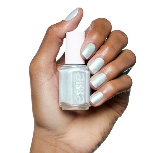 At Sea Level Shimmer Light Blue Nail Polish Nail Color Essie