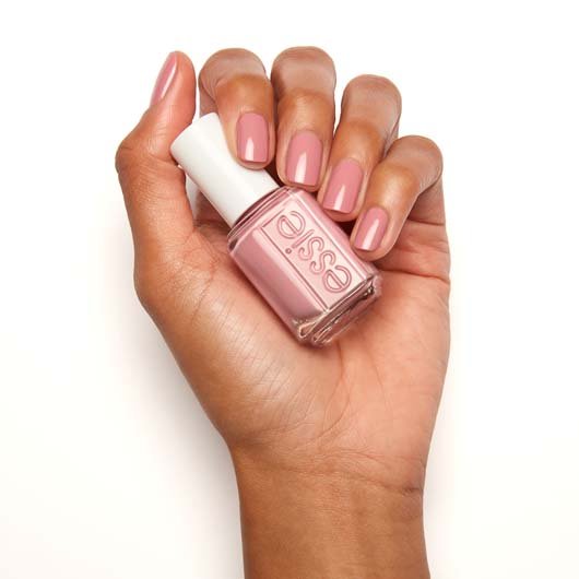 into the a-bliss - pink - polish nail essie mauve & nude nail color