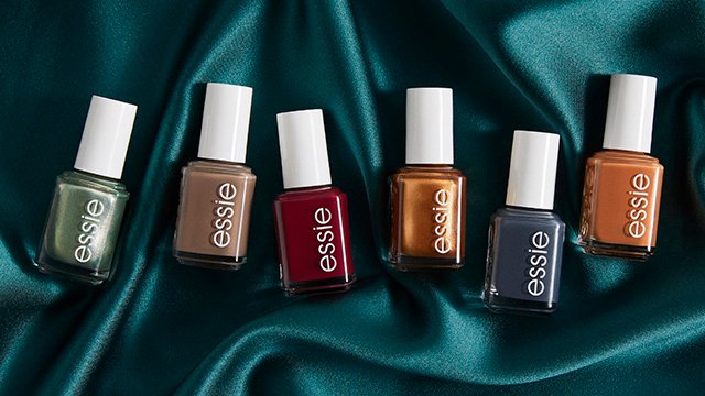 Winter Nail Polish Collection Wrapped Essie - - Luxury in