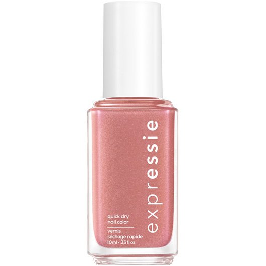 checked in - nude pink nail dry quick - polish essie