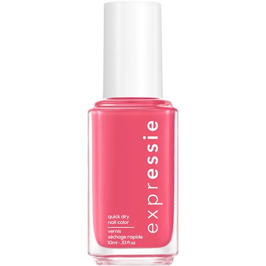 essie nail - crave dry the quick - juicy polish chaos pink