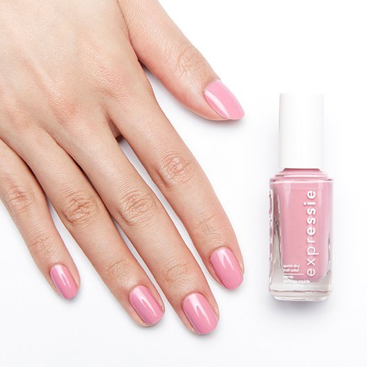 in the time pastel polish dry zone - - nail essie quick pink