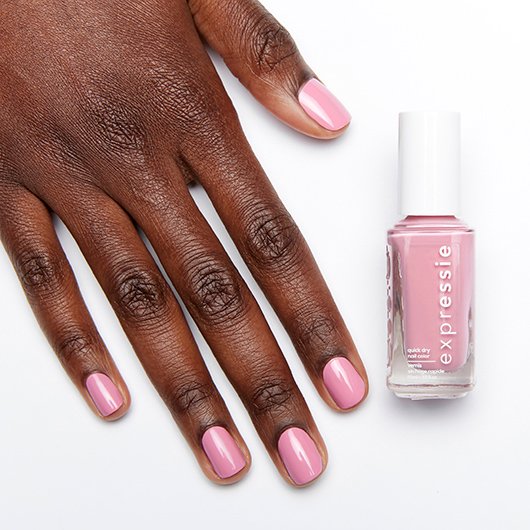 in the time - - pink nail quick dry zone pastel polish essie