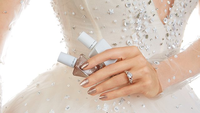 nail polish bridal couture essie Monique by - gel collection Lhuillier