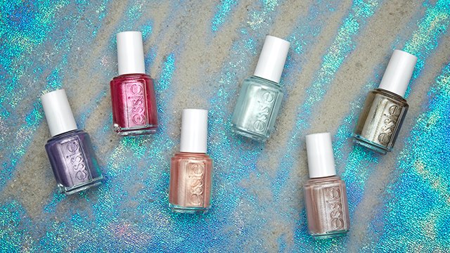 seaglass shimmers collection 2018 - nail polish collections - essie