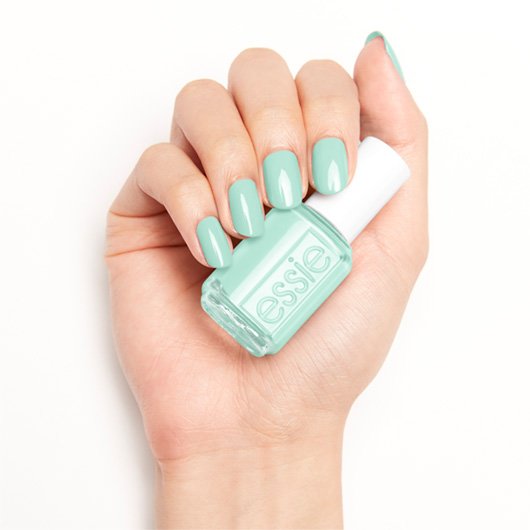 candy nail & mint nail essie mint apple green - color polish -