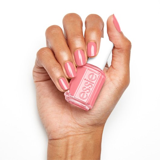 not just a pretty face - nail nail - nude essie color & polish pink