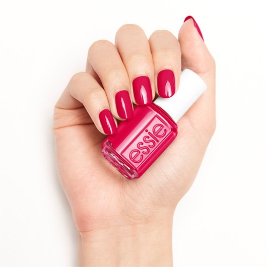 watermelon - creamy nail red polish, essie lacquer nail pink color - 