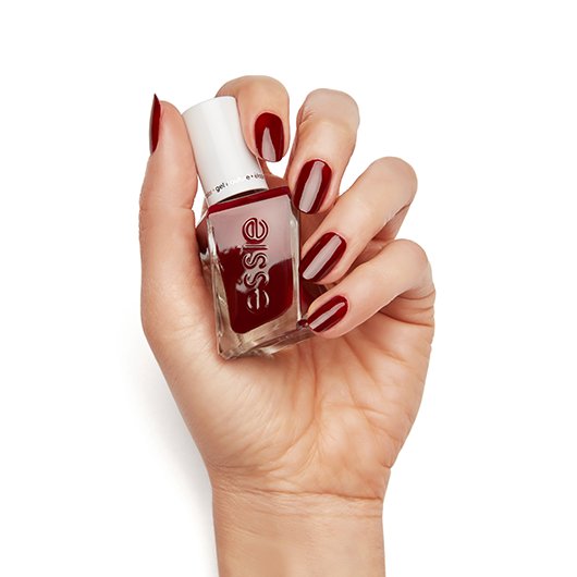Spiked With Style Polish Nail - Essie - Couture Blood Gel Red