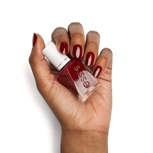 Spiked With Style - Blood Essie Gel Couture Red Polish - Nail