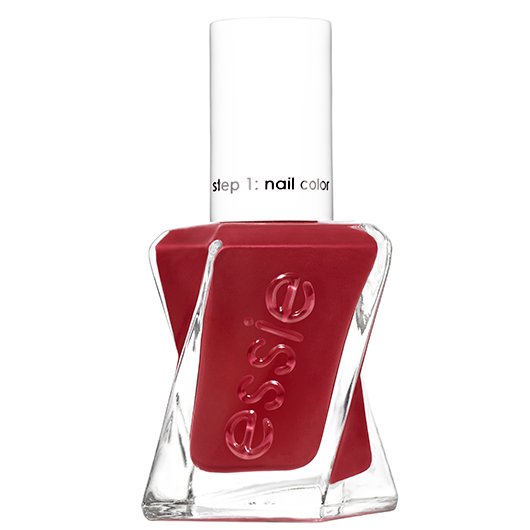 paint the polish longwear gown gel couture red, nail essie