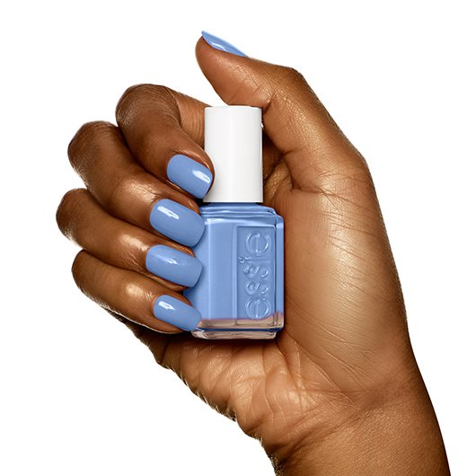 ocean - lapiz blue color nail polish luxury essie - of & light nail