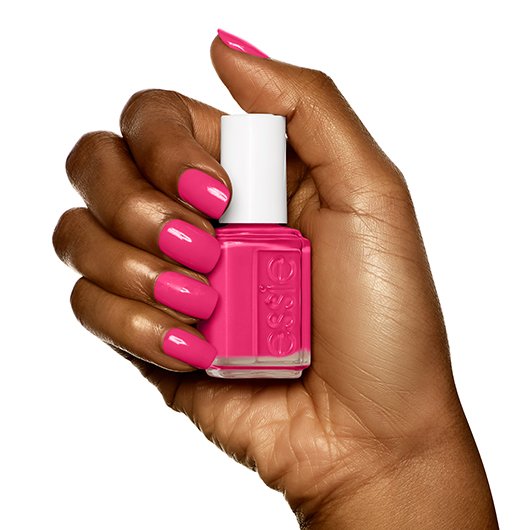 color bachelorette essie - creamy polish nail fuchsia - nail bash &