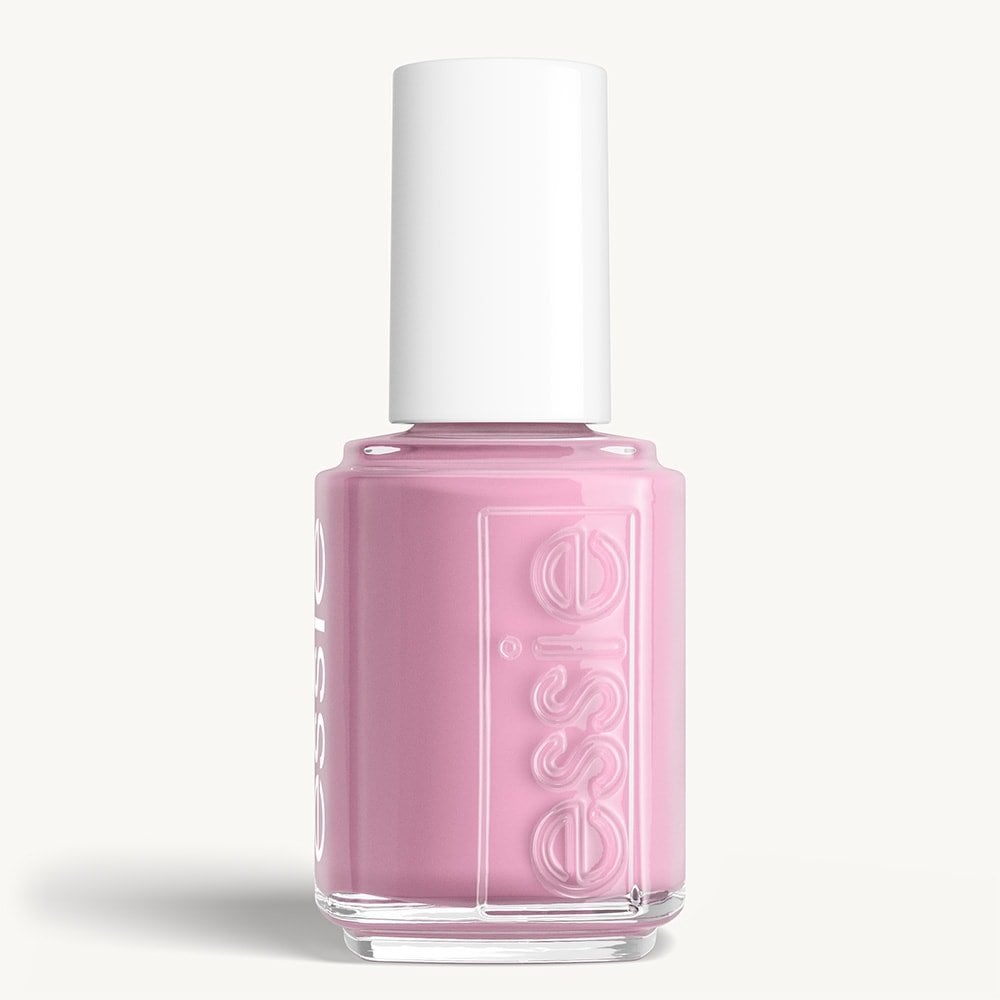 Classic bottle of essie 'Lilacism' nail polish against a clean white background.