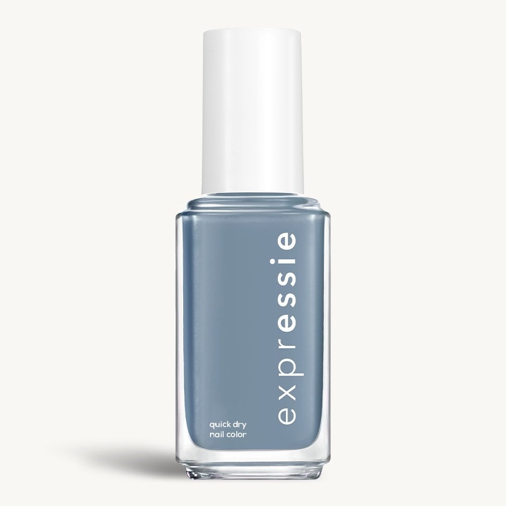 Sleek bottle of Essie Expressie quick-dry nail polish in 'Air Dry' against a clean white background.